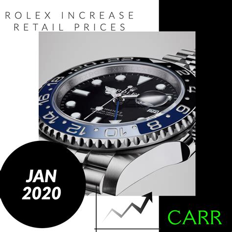 rolex price increase january 2020